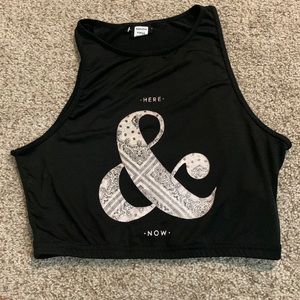 Black Pacsun Crop Top